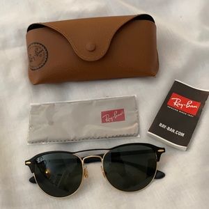 Ray Ban LiteForce RB3596 black/gold sunglasses